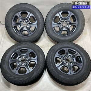 美品! 走行少! トヨタ ランクル300純正 7.5-18+60 6H139 ヨコハマ G075 265/65R18 2023年製 18インチ スタッドレス 4本セット 009