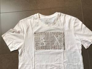 アルマーニエクスチェンジ　ARMANI EXCHANGE ＡＸ　Ａ|Ｘ　半袖　Ｔシャツ　白　ホワイト　ＸＳ　お洒落