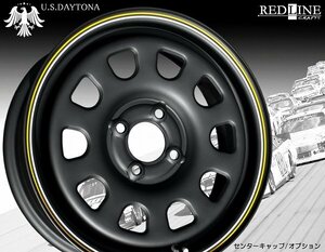 ★ U.S.Daytona ★ 15x5.5J OFF+40 PCD100　軽四カスタム/チューニングサイズ　KENDA 165/55R15 タイヤ付4本セット