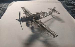 《完成度高い》飛行機 小型 模型 DIY 組み立て パズル ギフト インテリア