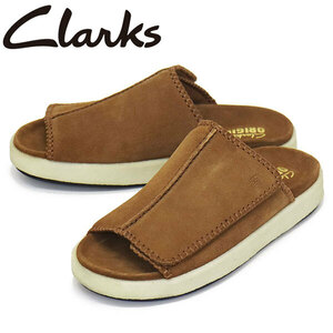 Clarks (クラークス) 26175780 OverleighSlide オーバーレイ スライド Cola Suede CL119UK8-約26.0cm