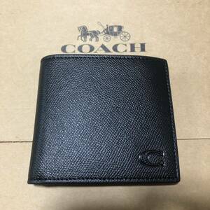 未使用品　coach 二つ折り財布　3