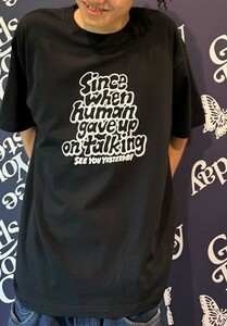 極少 超限定 即発送 Verdy SEE YOU YESTERDAY T-shirt Black XL ヴェルディ シー ユー イエスタデイ Tシャツ ブラック 黒 メンズ 半袖