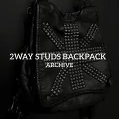 2way gimmick studs backpack スタッズbag