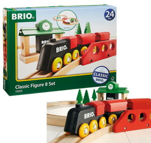 クラシックレール８の字セット　33028　知育玩具 BRIO ブリオ　送料無料 新品