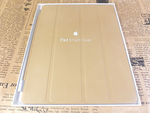 iPad Smart Cover スマートカバーappleアップル純正 新品 革製 Tan（薄茶色）