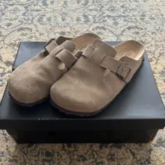 BIRKENSTOCK ビルケン ボストン サンダル スエード トープ ベージュ