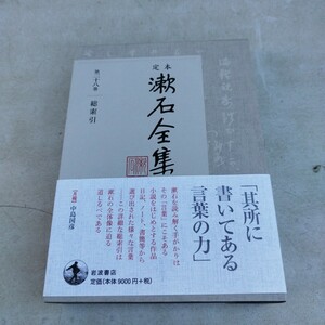 定本漱石全集第二十八巻総索引【60サイズ】