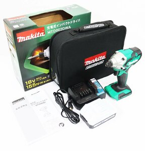 《L09833》makita (マキタ) MTD002DWA 充電式インパクトドライバ 14.4V 100V 充電器・バッテリ付き DC18WB 未使用品 ◇