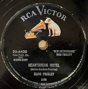 ELVIS PRESLEY RCA VICTOR Heartbreak Hotel/ I Was The One