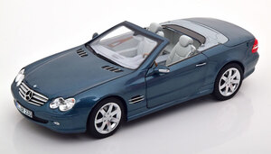 norev 1/18 Mercedes Benz SL 500 R230　topaz blue　メルセデスベンツ　ノレブ　ディーラー特注品