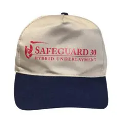 USA ツートンキャップ 6パネルキャップ SAFEGUARD古着ヴィンテージ