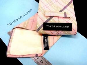 ■E4629N●良品●最高級トゥモローランド【TOMORROWLAND】×【ブリューワー】ネクタイ●