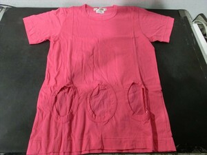 T【L5-26】【送料無料】COMME des GARCONS コムデギャルソン/半袖 Tシャツ/Sサイズ/レディース/トップス