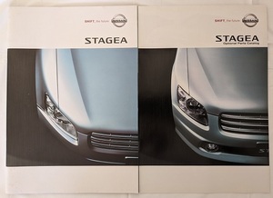 ステージア　(HM35, NM35, M35)　車体カタログ＋オプショナル　2003年11月　STAGEA　古本・即決・送料無料　管理№ 6091 ⑲