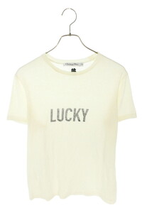 クリスチャンディオール 923T03LU428 サイズ:M LUCKYロゴTシャツ 中古 BS99