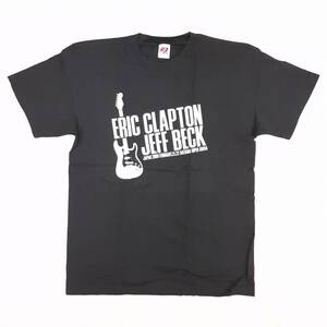 魅惑のバンドT特集! 00sデッド『ERIC CLAPTON(エリック・クラプトン) JEFF BECK(ジェフ・ベック) / JAPAN 2009』ツアーTシャツ ブラック XL