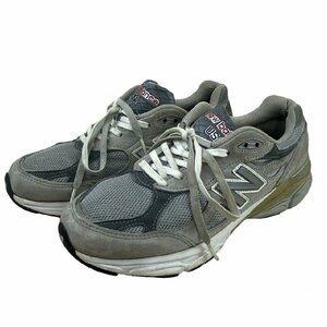 USED new balance ニューバランス 990 W990GL3 スニーカー グレー系 25.5cm MADE IN USA メンズ ランニング ウォーキング 靴 アメリカ