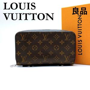 ★ルイヴィトン★ LOUIS VUITTON 長財布 クラッチバッグ ジッピーXL モノグラムマカサー