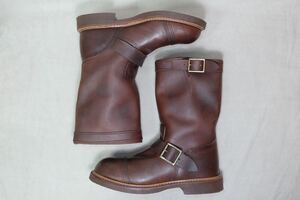 希少廃盤品 試着程度RED WING レッドウィング アイアンスミス エンジニアブーツ US7 アメリカ製 革靴GoodyearWeltedオイルレザーUSAワーク