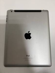 4496◆ Apple アップル iPad アイパッド 第4世代 A1460 MD526J/A Wi-Fi+Cellular 本体 タブレット ジャンク品 部品取り