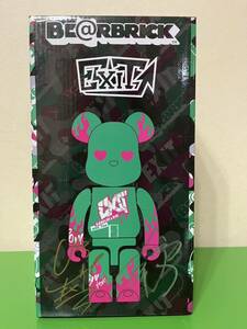 【サイン入り】BE@RBRICK EXIT 400％ ベアブリック 外箱 サイン付き メディコムトイ MEDICOMTOY 正規品 吉本 未開封品 特典 生写真付き