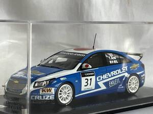 ケース未開封 スパーク 1/43 シボレー クルーズ 1.6T WTCC 2011 新井敏弘 