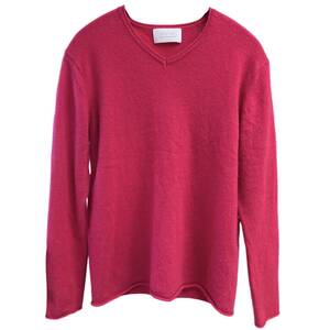 EDIFICE エディフィス PURE CASHMERE カシミヤ Vネック ニット S