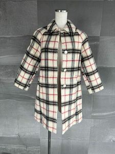 美品♪BURBERRY バーバリー♪チェック柄　コート♪130