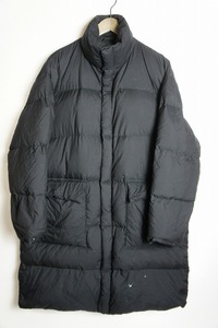 正規 DESCENTE PAUSE デサント ポーズ HOODED DOWN COAT フーデッド ダウン コート ジャケット DLMMJC39 黒 M 本物 811M