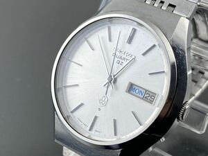 [M005]1円～☆メンズ腕時計 クォーツ セイコーSEIKO QZ 0923-8010動作品