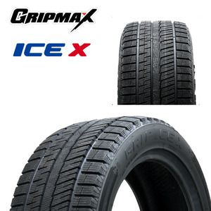 送料無料 グリップマックス スタッドレスタイヤ GRIP MAX GRIP ICE X ブラックレター 205/50R17 93T 【4本セット 新品】