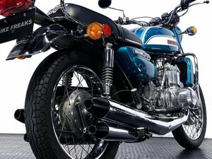 水牛レストア完了 SUZUKI GT750[J] 初期型 1971輸出モデル e/gオーバーホール エンピツマフラー再メッキ 動画有 全国通販可3.9％~150回