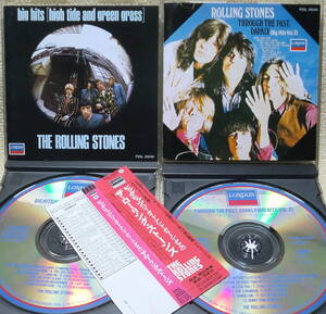 即決！送料230円●CD2点 ローリング・ストーンズ Rolling Stones Big Hits Vol.1 UK版 帯退色＋Vol.2 UK版 ブックレット破れ部分 対訳掲載