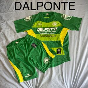 DALPONTE ダウポンチ サッカー ユニフォーム 上下セット フットサル ブラジル 上下サイズ違い L XL