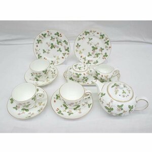 1円【美品】WEDGWOOD ウェッジウッド/ワイルドストロベリー 食器9点セット/05