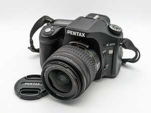 ★外観美品★ペンタックス K200D + SMC Pentax-DA 18-55mm f3.5-5.6 AL II #880#0802