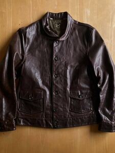 LVC Menlo COSSACK Leather Jacket M イタリア製 コサックジャケット A-1 レザージャケット LEVI