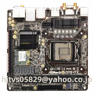 ASRock Z87E-ITX マザーボード Intel Z87 LGA 1150 2×DDR3 DIMM Mini-ITX メモリ最16G対応 保証あり　