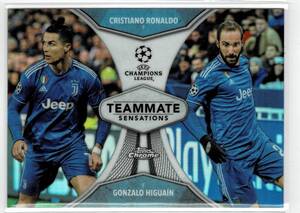 2019-20 Topps Chrome UEFA Champions League Cristiano Ronaldo/Gonzalo Higuain Teammate Sensations