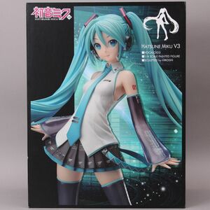 美品 初音ミク V3 1/4 キャラクター・ボーカル・シリーズ01 フリーイング ボカロ フィギュア #120※A316/a.h