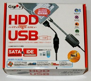 【未使用】【保証期間切れ】 groovy - タイムリー SATA/IDE USB2.0変換アダプタキット UD-500SA　