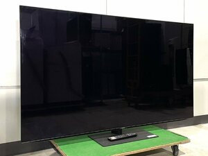 F-11072 SHARP 65V型 有機EL テレビ AQUOS 4T-C65DQ1 2021年製 ジャンク 現状品 4Kチューナー内蔵 Android TV 店舗受渡限定