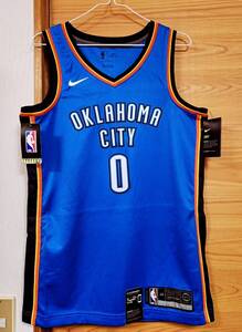 新品 Nike RUSSELL WESTBROOK Oklahoma City Thunder Swingman Jersey Size (44) / ラッセル ウエストブルック NBA ユニフォーム MVP2017