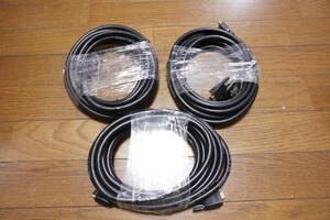 【３本組】　極太　HDMI ＝ DVI　変換ケーブル　約4.5M　15フィート　３本セット　②　DVI・HDMI