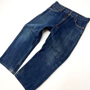 リーバイス ☆ LEVIS 503-03 503 デニムパンツ ジーンズ W31 濃いめインディゴブルー◎ 自然な色落ち感が最高♪ アメカジ 古着MIX■Ja4550