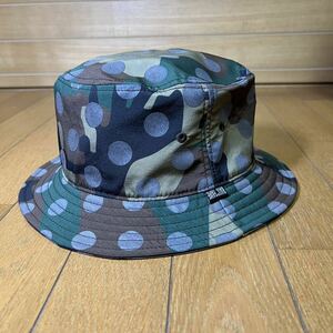 HALL OF FAMEホールオブフェイム FAME Block Gitd bucket hat バケットハット 帽子 カモ 迷彩 美品 古着 UNISEX ユニセックス