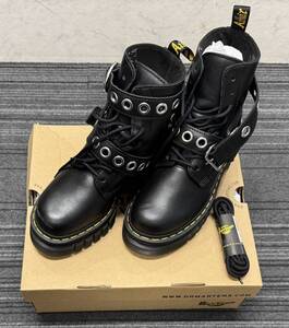 Dr Martens ドクターマーチン AUDRICK 8IB HDW ブーツ サイズ UK4 約23cm ブラック 厚底 箱付き 注目99円スタート!!