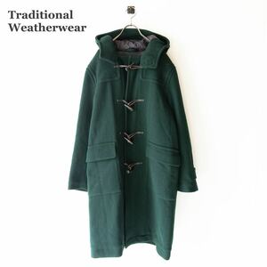 【Traditional Weatherwear】中綿ダッフルコート　グリーン　Sサイズ