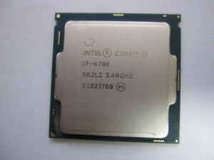 CPU intel Core i7-6700 3.40ＧＨz SR2L2 　 動作品